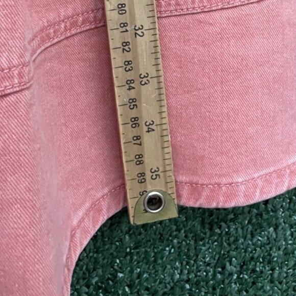 Beautiful Nomad Dress Denim Pink Stretch Straps Zipper Size 2XL Knee - Picture 7 of 14